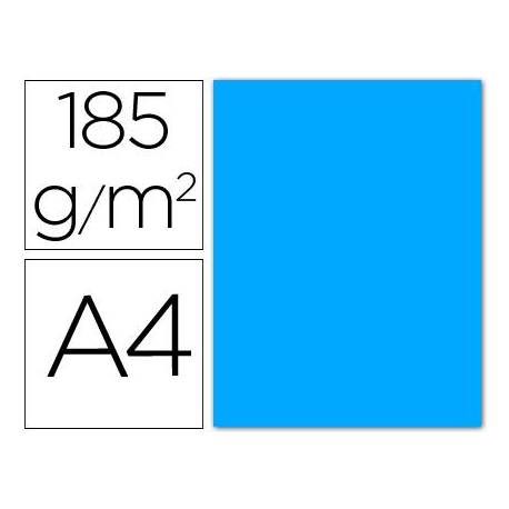 Cartulina Guarro din A4 azul maldivas 185 gr paquete 50 hojas