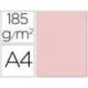 Cartulina Guarro din a4 color rosa 185 gr paquete 50 hojas