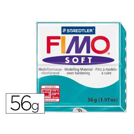 Pasta para modelar Staedtler Fimo Soft color verde menta