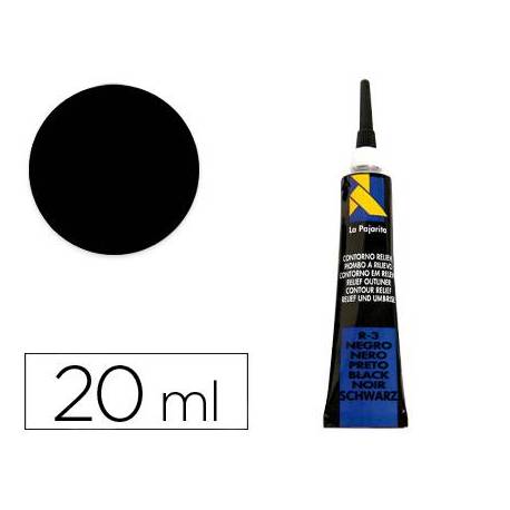 Pasta relieve La Pajarita 20 ml negro