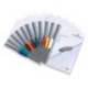 Carpeta dossier con pinza lateral swingclip Durable 30 hojas Din A4 surtidos