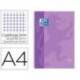 Bloc espiral Oxford Din A-4 extradura 80 hojas microperforado lila