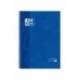 Bloc espiral Oxford Din A-4 extradura 80 hojas microperforado azul