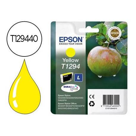 CARTUCHO INK-JET EPSON T1294 COLOR AMARILLO C13T12944012