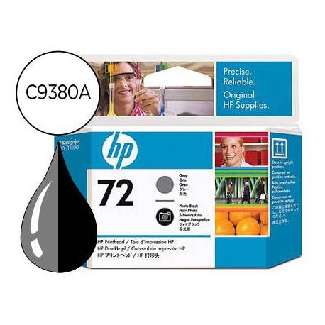 CARTUCHO INK-JET HP 72 COLOR GRIS Y NEGRO C9380A