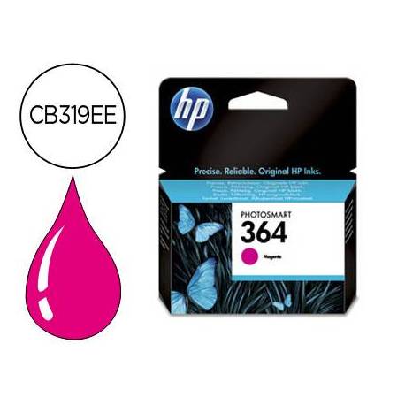 CARTUCHO INK-JET HP 364 COLOR MAGENTA CB319EE