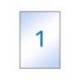 10 Etiquetas Transparentes Apli DIN A4