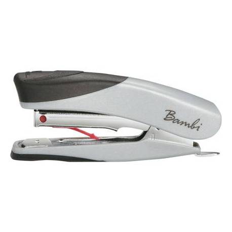 Grapadora marca rexel bambi colores opacos capacidad de 10 hojas -con caja de grapas n. 25.