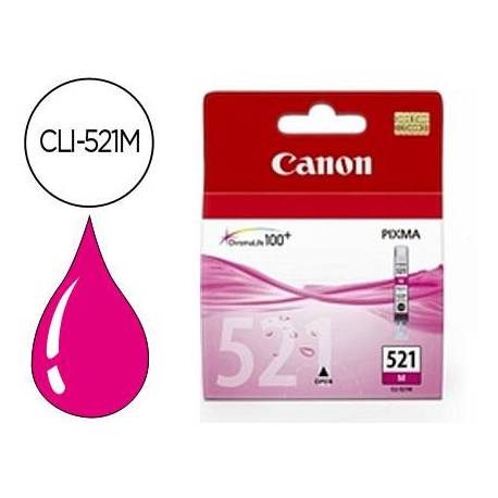Cartucho Canon 2935B001 Nº CLI-521M Magenta
