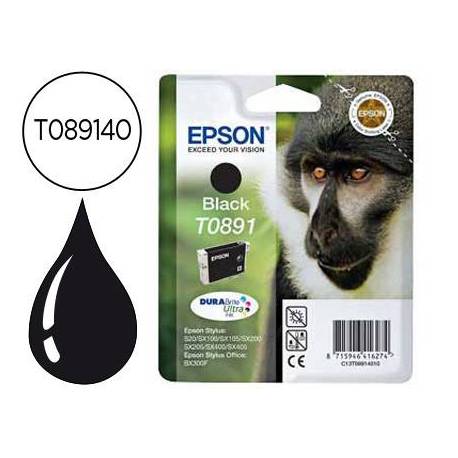 CARTUCHO INK-JET EPSON T0891 COLOR NEGRO C13T08914011