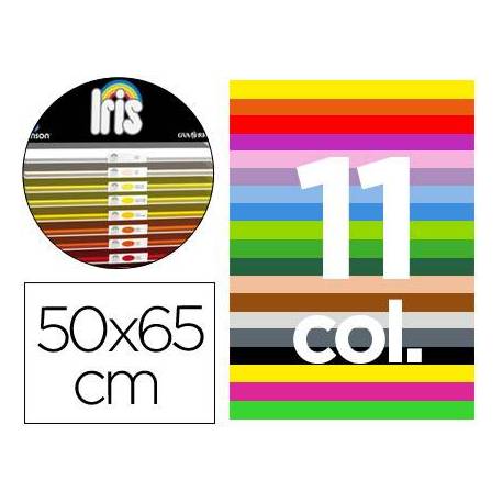 Cartulina Guarro 50x65 cm Colores Surtidos 185 gr