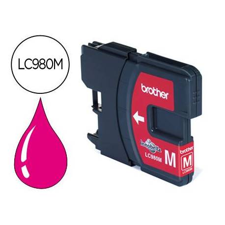 Cartucho Brother LC-980M Magenta dcp-145 dcp-165 mfc-250 mfc-290