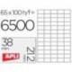 Etiquetas Adhesivas Apli 38 x 21,2 mm