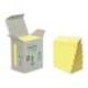 Bloc de notas adhesivas quita y pon recicladas en torre post-it 38 x 51 mm 24 blocs 653 reciclado