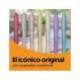 BOLIGRAFO MARCA BIC CRISTAL GLACE PLATEADO PUNTA 1 MM