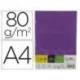 PAPEL COLOR MARCA LIDERPAPEL DIN A4 80 GR LILA INTENSO PAQUETE DE 500 HOJAS