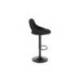 TABURETE ALTO MARCA ROCADA CON ASIENTO Y RESPALDO BAJO TAPIZADO TELA IGNIFUGA BASE METALICA CON REPOSAPIES COLOR