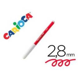 ROTULADOR MARCA CARIOCA JOY ROJO CAJA DE 24 UNIDADES