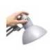LAMPARA DE ESCRITORIO MAUL STUDY CON PINZA PLATA 170X440X350 MM