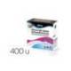 DISCO DE CIERRE MARCA PLICO VELCRO AUTOADHESIVO MINI 10 MM COLOR BLANCO CAJA DE 400 UNIDADES