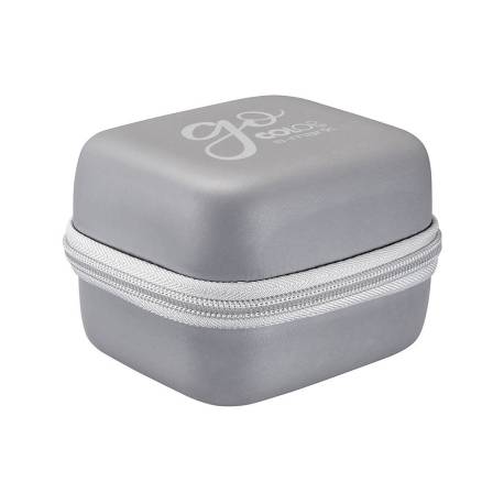FUNDA PROTECTORA MARCA COLOP PARA IMPRESORA E-MARK GO CIERRE CREMALLERA COLOR GRIS 85X150X100 MM