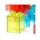 JUEGO DIDACTICO MARCA MINILAND BLOQUES COLORES TRANSLUCIDOS 55 PIEZAS