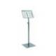 EXPOSITOR MARCA ROCADA DE SUELO MAGNETICO ROTATIVO 90 HORIZONTAL/VERTICAL ALTURA AJUSTABLE DIN A4