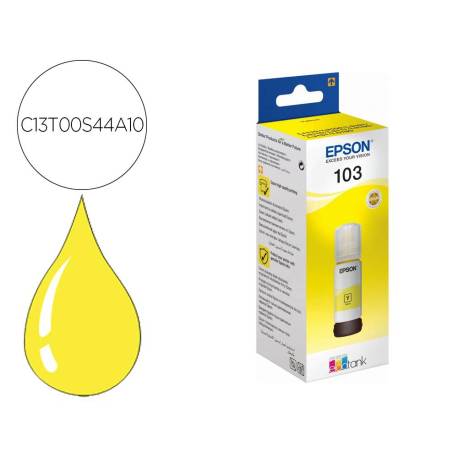 TINTA EPSON ECOTANK 103 COLOR AMARILLO C13T00S44A10
