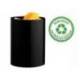 PAPELERA PLASTICO MARCA ARCHIVO 2000 ECOGREEN 100% RECICLADA 18 LITROS COLOR NEGRO 260X335 MM