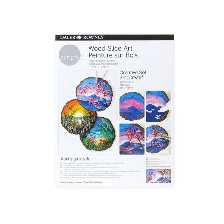 SET DE PINTURA MARCA DALER ROWNEY SIMPLY CREATIVO PINTURA MADERA