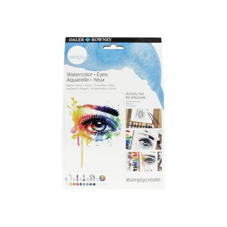 SET ACUARELA MARCA DALER ROWNEY SIMPLY ACTIVITY