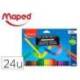 LAPICES DE COLORES MARCA MAPED COLOR PEPS INFINITY CAJA DE 24 COLORES SURTIDOS