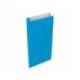 SOBRE PAPEL BASIKA CELULOSA COLOR CELESTE CON FUELLE M 200X350X60 MM PAQUETE DE 25 UNIDADES