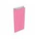 SOBRE PAPEL BASIKA CELULOSA COLOR ROSA CON FUELLE S 150X300X60 MM PAQUETE DE 25 UNIDADES