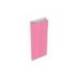 SOBRE PAPEL BASIKA CELULOSA COLOR ROSA CON FUELLE XS 120X250X30 MM PAQUETE DE 25 UNIDADES