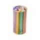 REGLA MARCA FAIBO PLASTICO 16 CM BOTE DE 100 UNIDADES COLORES SURTIDOS