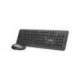 SET TECLADO Y RATON NGS MULTIMEDIA INALAMBRICO USB NANO 2,4 GHZ COLOR NEGRO