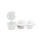 VASO PARA MEZCLA PINTURAS MILAN TRIPLE CON TAPA 70 ML 3UDS