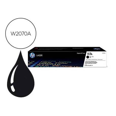 Toner HP 117A W2070A color Negro