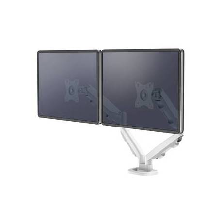 BRAZO PARA MONITOR FELLOWES SERIE EPPA AJUSTABLE ALTURA 2 PANTALLAS NORMATIVA VESA HASTA 10 KG COLOR BLANCO