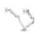 BRAZO PARA MONITOR FELLOWES SERIE EPPA AJUSTABLE ALTURA 2 PANTALLAS NORMATIVA VESA HASTA 10 KG COLOR BLANCO
