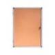 VITRINA DE ANUNCIOS MARCA BI-OFFICE FONDO CORCHO DE INTERIOR MARCO DE ALUMINIO 720X981 MM