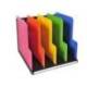 ORGANIZADOR DE ARMARIO EXACOMPTA NEGRO MULTICOLOR VERTICAL 5 COMPARTIMENTOS 300X288X255 MM