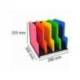 ORGANIZADOR DE ARMARIO EXACOMPTA NEGRO MULTICOLOR VERTICAL 5 COMPARTIMENTOS 300X288X255 MM