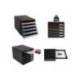 FICHERO CAJONES SOBREMESA MARCA EXACOMPTA BIG-BOX PLUS CLASSIC IDERAMA ARLEQUIN 5 CAJONES MULTICOLORES