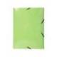 CARPETA EXACOMPTA GOMAS CARTON 600 GR TRES SOLAPAS DIN A3 COLORES SURTIDOS