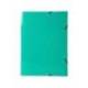 CARPETA EXACOMPTA GOMAS CARTON 600 GR TRES SOLAPAS DIN A3 COLORES SURTIDOS