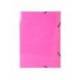 CARPETA EXACOMPTA GOMAS CARTON 600 GR TRES SOLAPAS DIN A3 COLORES SURTIDOS