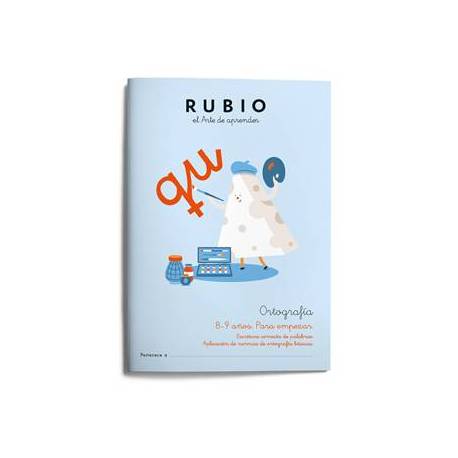 CUADERNO RUBIO ORTOGRAFIA NIÑOS 8-9 AÑOS PARA EMPEZAR