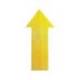 SIMBOLO ADHESIVO DURABLE PVC FORMA DE FLECHA PARA DELIMITACION SUELO AMARILLO 200X100X0,7 MM PACK DE 10 UDS